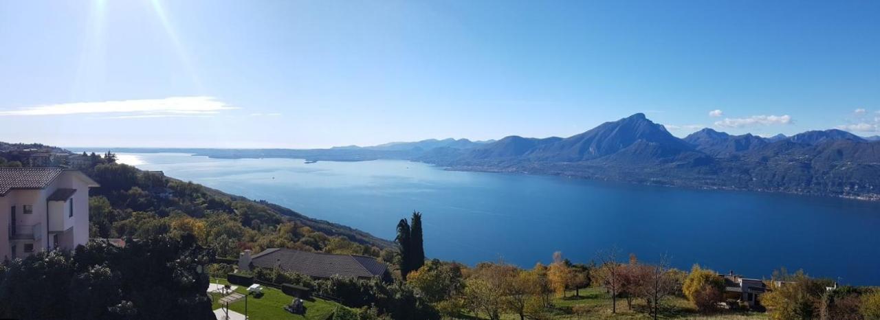 Beb Da Paolo Con Vista Lago San Zeno di Montagna Eksteriør billede