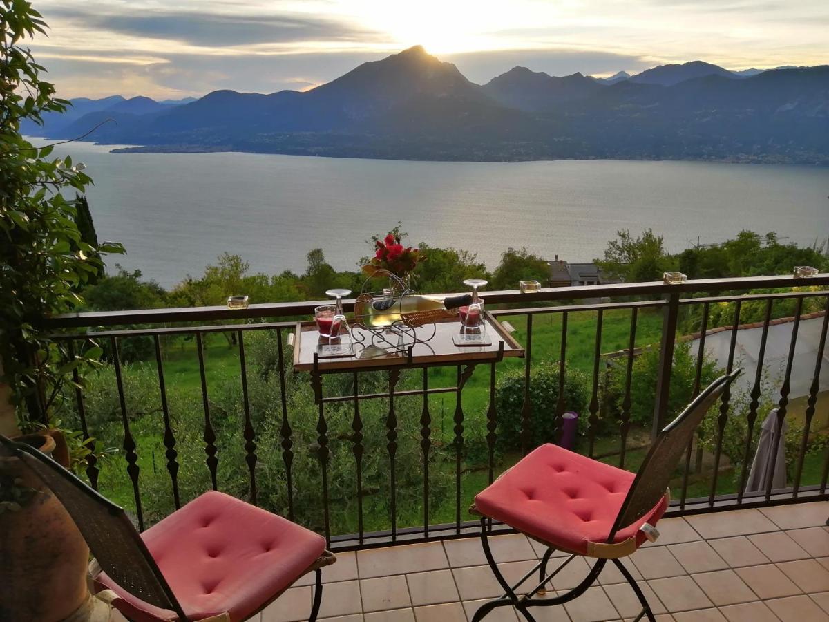 Beb Da Paolo Con Vista Lago San Zeno di Montagna Eksteriør billede